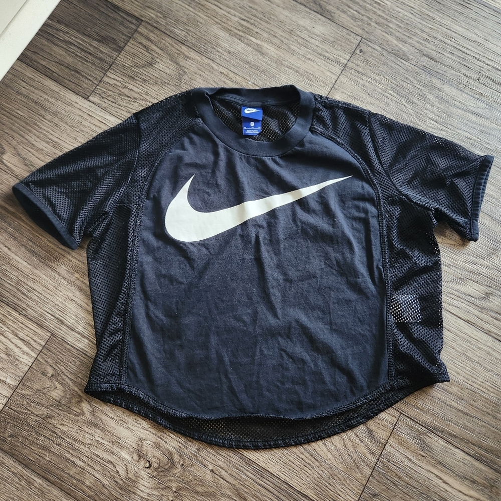 Nike Swoosh Mesh Short Sleeve Jersey Size XL